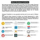Himalayan CrystalLitez Aromatherapy Salt Lamp with Dimmer Cord (Hamsa) - himalayancrystallitez.com