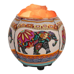 Himalayan CrystalLitez Aromatherapy Salt Lamp with Dimmer Cord (Ethnic Elephant)(PRE-ORDER) (WILL BE SHIPPED IN JULY!!!!) - himalayancrystallitez.com